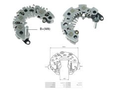 ALTERNATOR DIOT TABLASI 111MM FIAT PALIO / PUNTO / LANCIA / TEMPRA