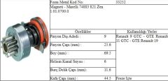 ZEN 0700 - MARŞ DİŞLİSİ 9 DİŞ