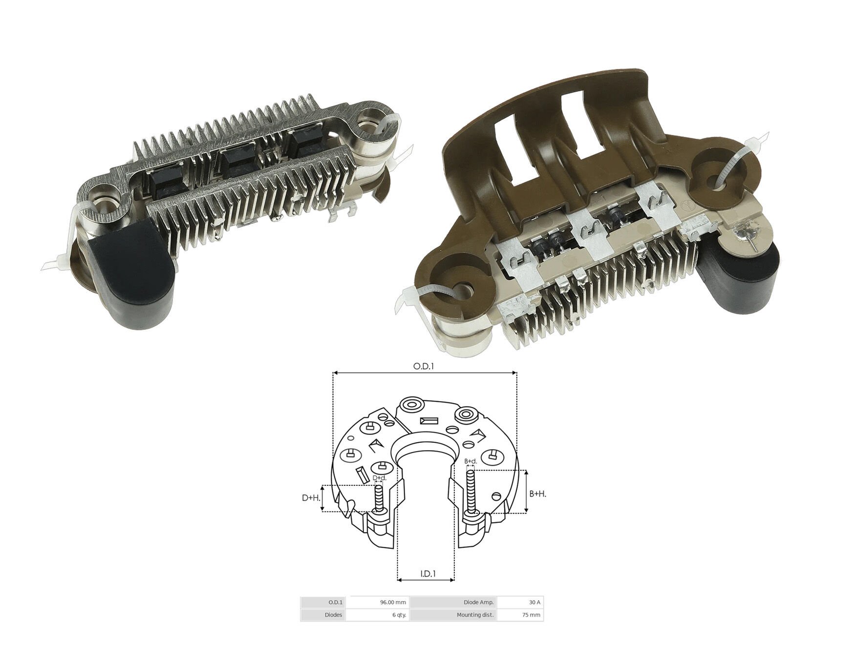 IMR 7548 - ALTERNATÖR DİOT TABLASI