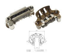 ALTERNATOR DIOT TABLASI 75MM MITSUBISHI / FORD / CHRYSLER