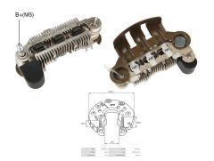 ALTERNATOR DIOT TABLASI 75MM MAZDA 323 / NISSAN / MERCURY