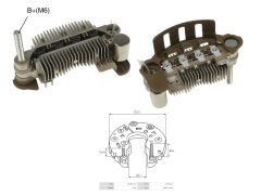 ALTERNATOR DIOT TABLASI 85MM MITSUBISHI CHYRSLER / NEON