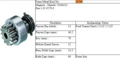 ZEN 0578 - MARŞ DİŞLİSİ 13 DİŞ