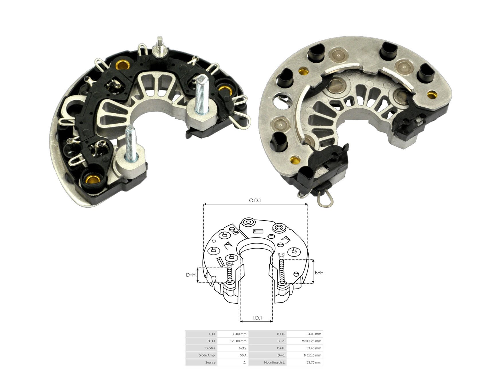 DR 2802 - ALTERNATÖR DİOT TABLASI