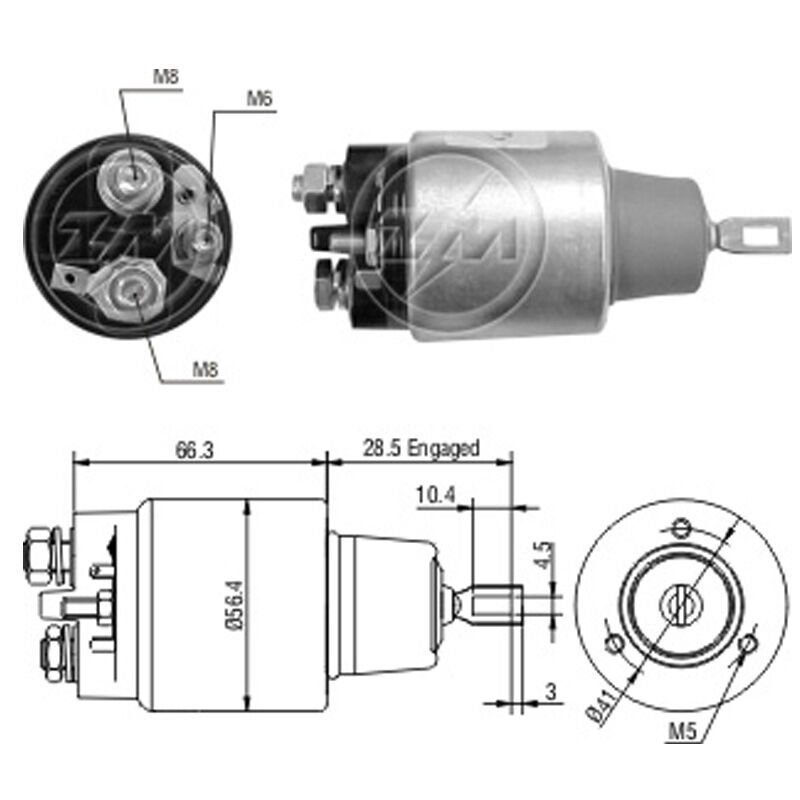 ZM 2775 - MARŞ OTOMATİĞİ 12V