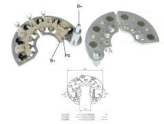 ALTERNATOR DIOT TABLASI JEEP CHEROKEE / CHEVROLET / GMC