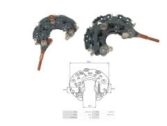 ALTERNATOR DIOT TABLASI SUZUKI 75MM (8 DIOT) M5