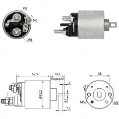 ZM 4710 - MARŞ OTOMATİĞİ 12V