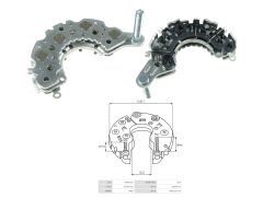 ALTERNATOR DIOT TABLASI HYUNDAI SANTAFE - NEUTRAL POSITION (8 DIOT)
