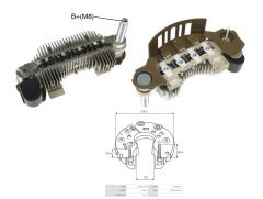 ALTERNATOR DIOT TABLASI FORD / MITSUBISHI GALANT 100MM