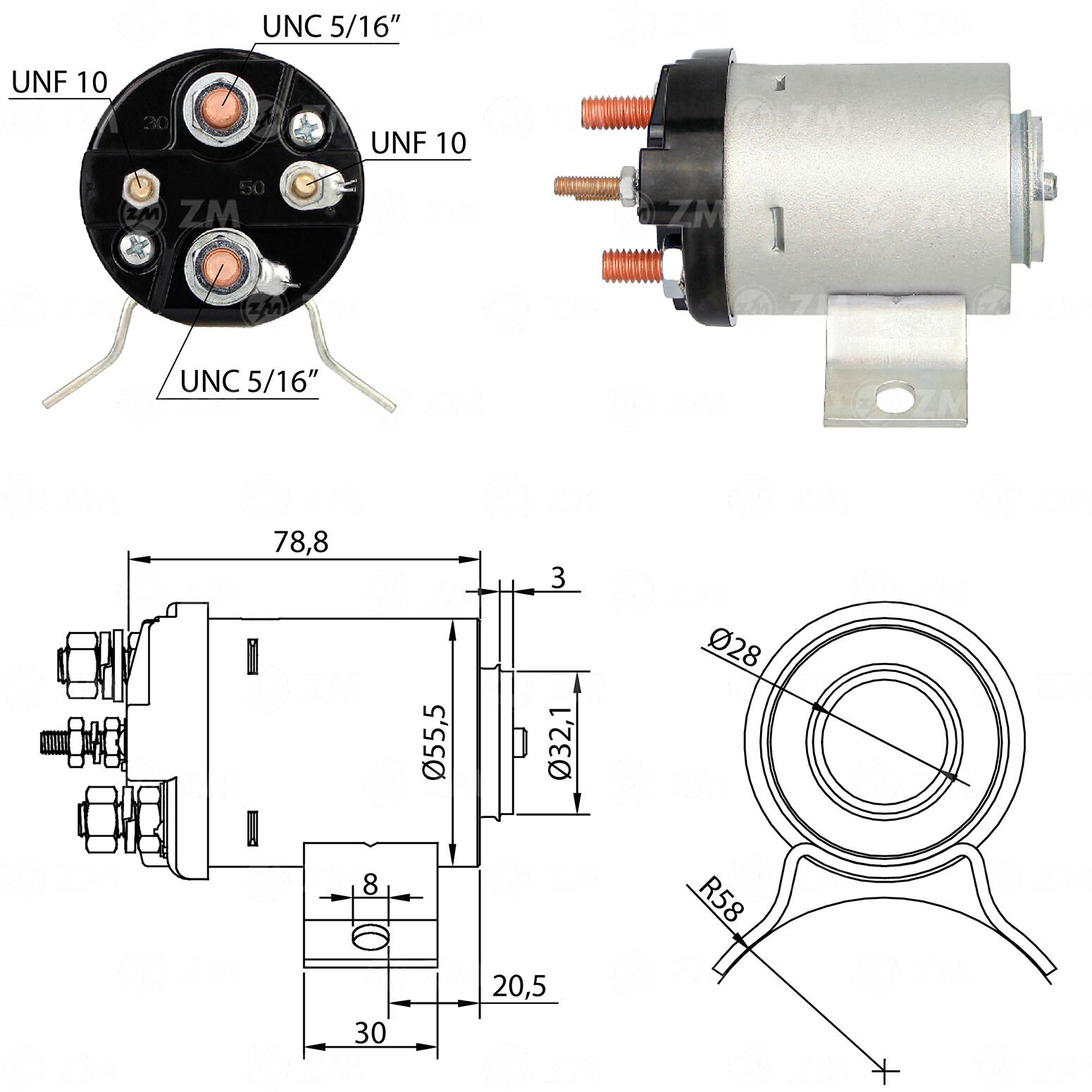 ZM 503 - MARŞ OTOMATİĞİ 12V