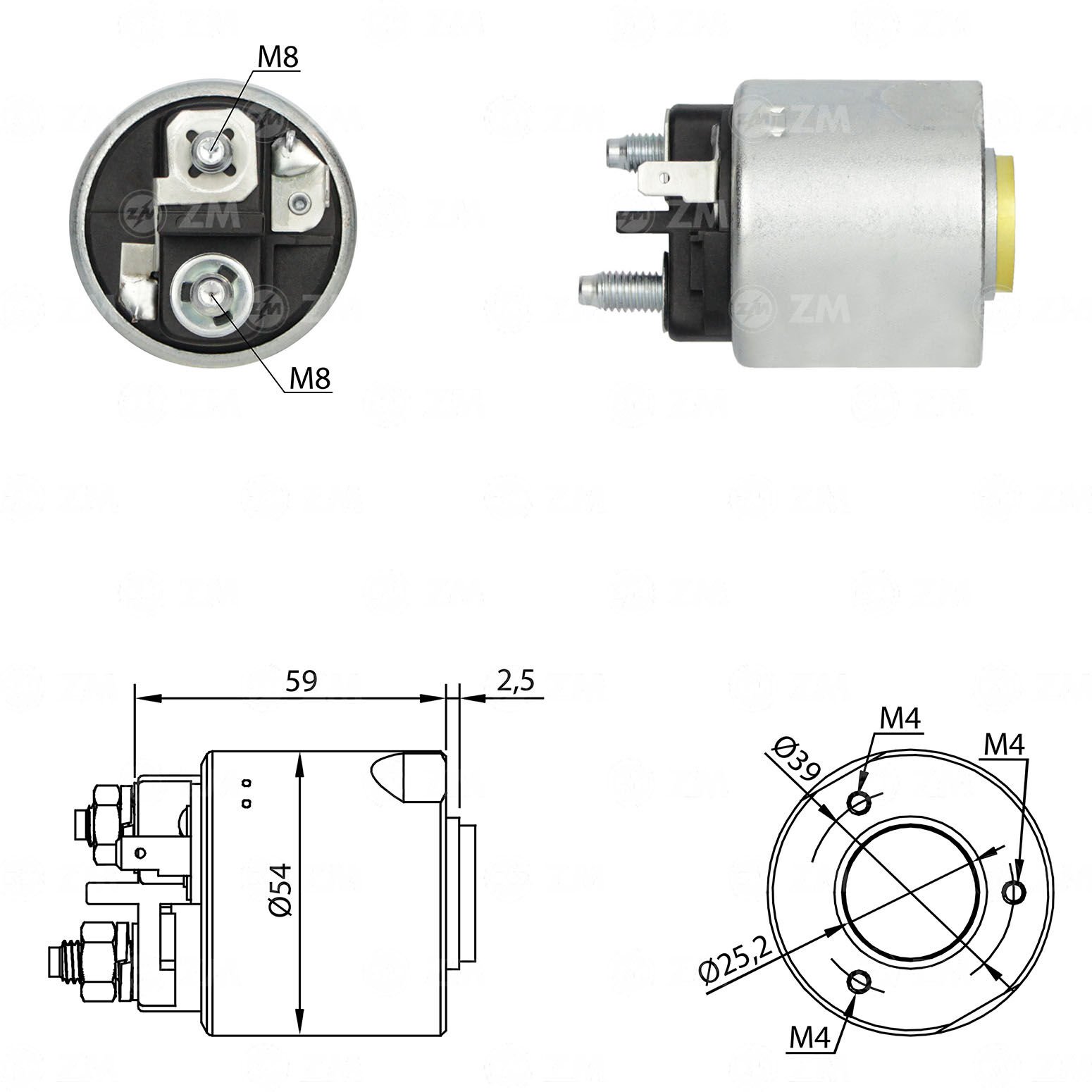 ZM 1491 - MARŞ OTOMATİĞİ 12V