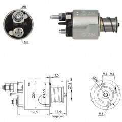 ZM 1495 - MARŞ OTOMATİĞİ 12V