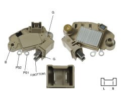 ALTERNATOR KONJEKTOR 12V RENAULT TWINGO / LAGUNA / VOLVO 2 FIS