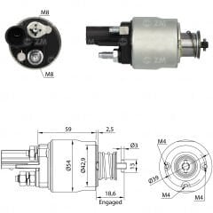 ZM 1498 - MARŞ OTOMATİĞİ 12V