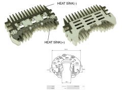 ALTERNATOR DIOT TABLASI FORD ESKI MODEL F-2070 INTER / GM / CATERPILLAR