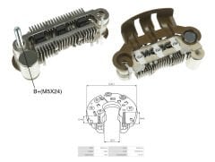 URM 08HV - ALTERNATÖR DİOT TABLASI