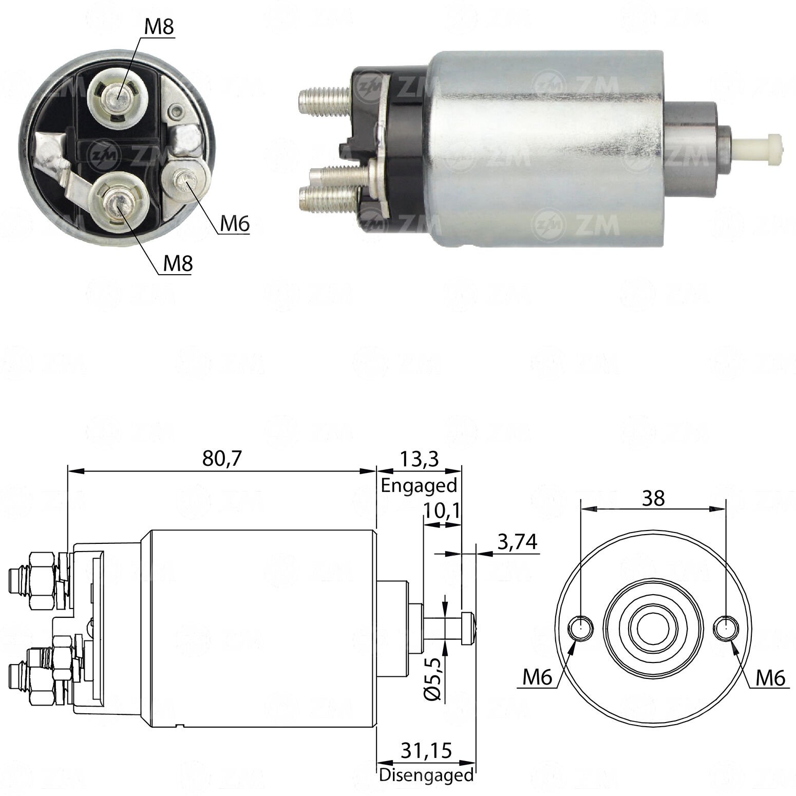 ZM 1761 - MARŞ OTOMATİĞİ 12V