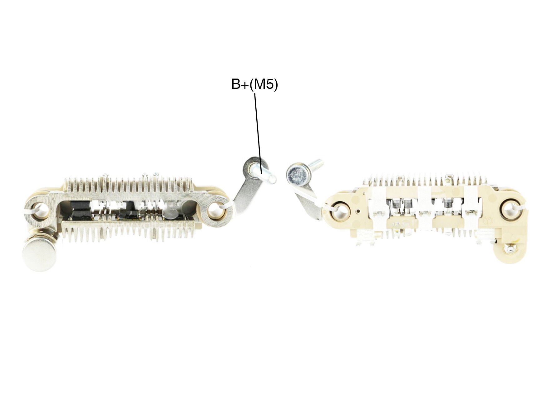 ALTERNATOR DIOT TABLASI MITSUBISHI L300 - COLT - LANCER / HYUNDAI H100 / MAZDA 323 75MM
