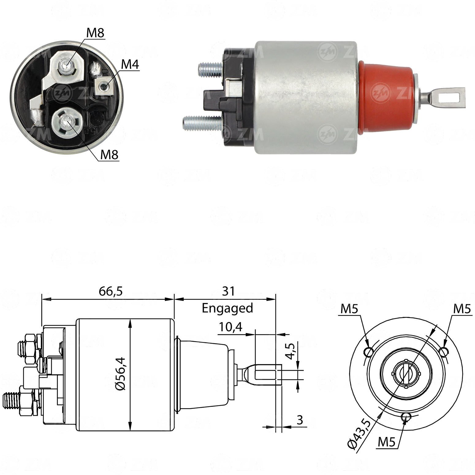 ZM 1975 - MARŞ OTOMATİĞİ 12V