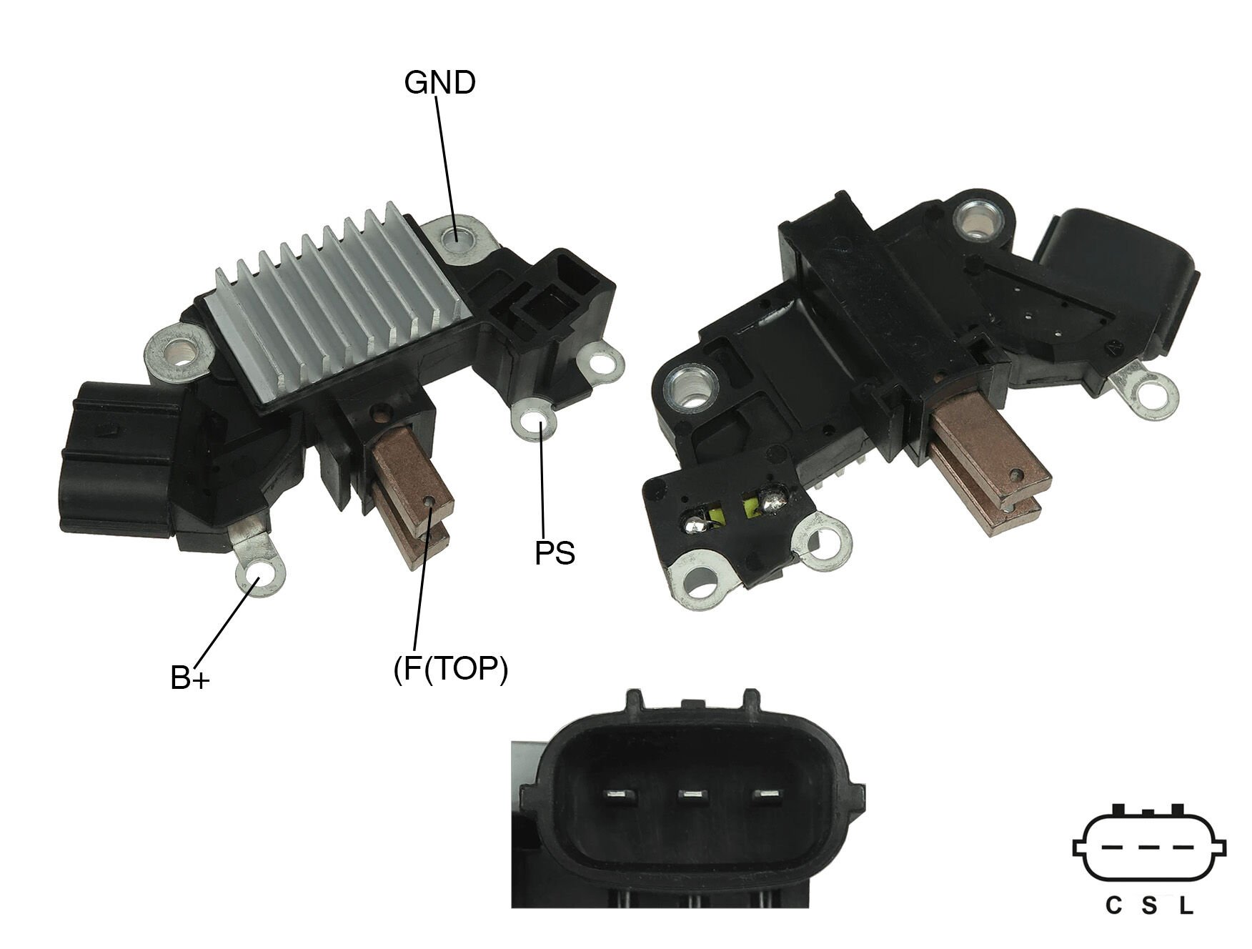 ALTERNATOR KONJEKTOR 12V TERMINAL: L-S-C NISSAN MAXSIMA