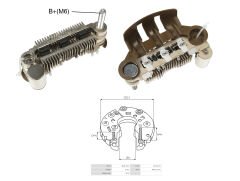 URM 10HV - ALTERNATÖR DİOT TABLASI