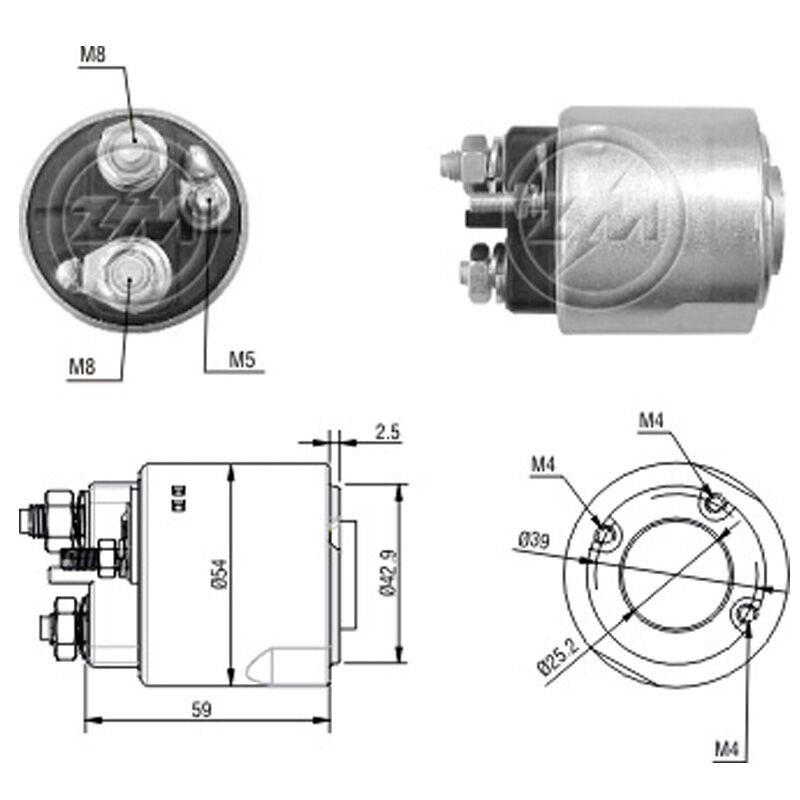 ZM 2492 - MARŞ OTOMATİĞİ 12V