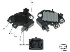 ALTERNATOR KONJEKTOR 12V YENI MODEL CITROEN / PEUGEOT PLASTIK AYAKLI