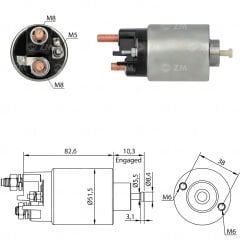 ZM 2993 - MARŞ OTOMATİĞİ 12V