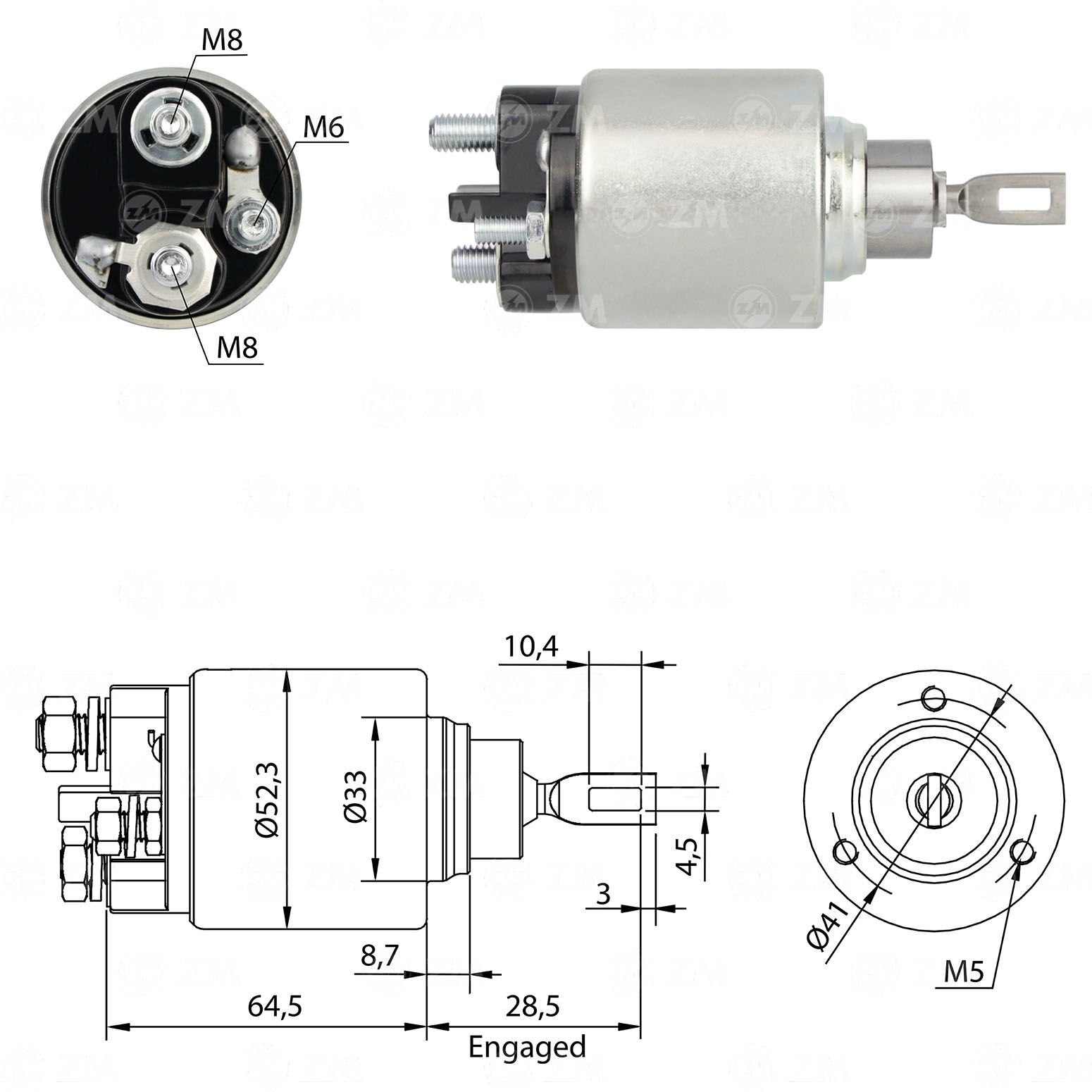 ZM 371 - MARŞ OTOMATİĞİ 12V