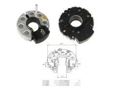 ALTERNATOR DIOT TABLASI SAME / JOHNDEERE TRAKTOR CIVATALI HAVUZLU 90MM