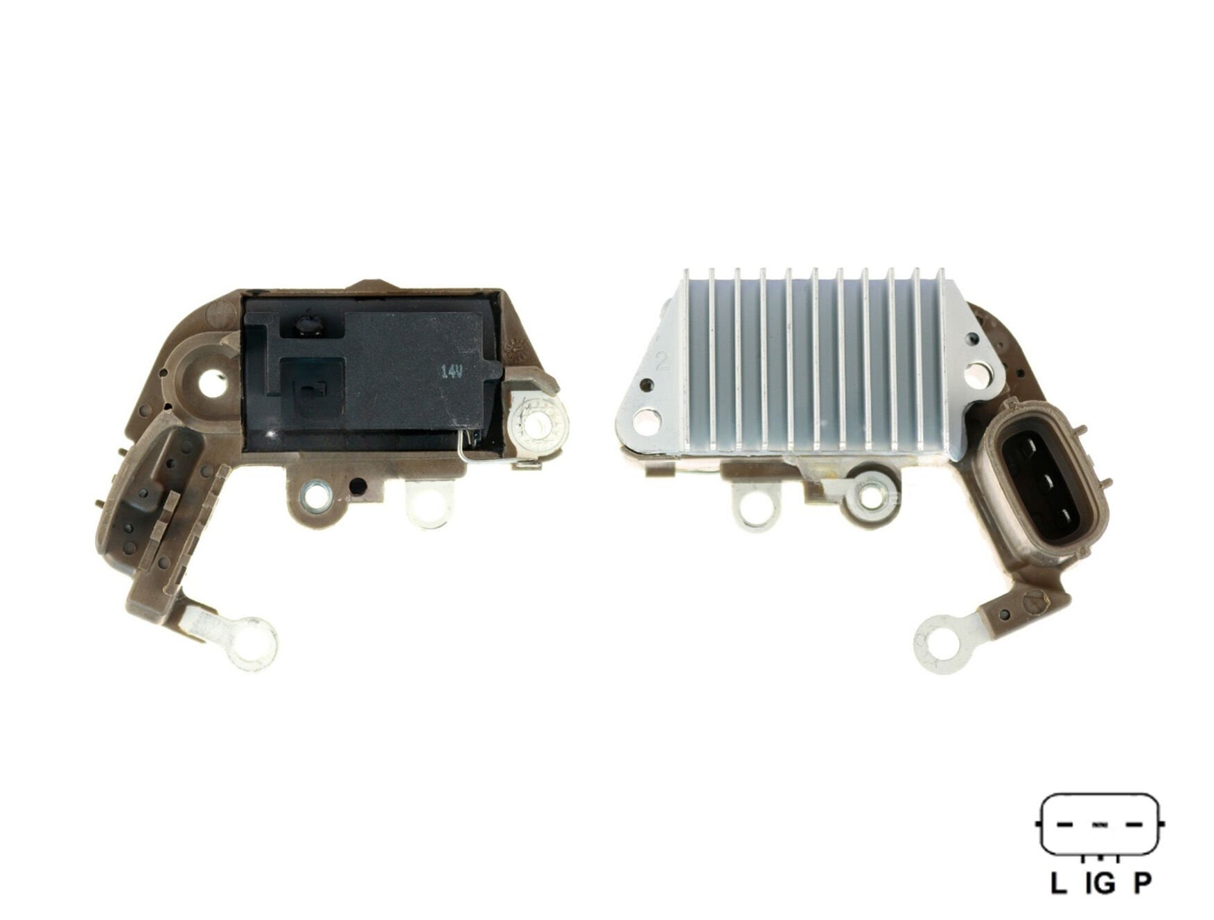ALTERNATOR KONJEKTOR 12V CASE EXCAVATOR / JOHN DEERE / YANMAR / NEW HOLLAND / VOLVO MINI EXCAVATOR (L, I, P)