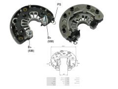 ALTERNATOR DIOT TABLASI FIAT ALBEA - PALIO - SIENA - STILO - MAREA 1.6 / MERCEDES BENZ C240 - C350 - E320 - E240 - E280 / FO