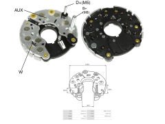ALTERNATOR DIOT TABLASI AUDI / VOLKSWAGEN / MERCEDES (2 CIVATALI) 120MM