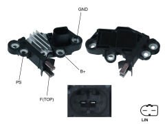 ALTERNATOR KONJEKTOR 12V TERMINAL: LIN-X (DUMMY) SKODA SUPERB Y.M. 1.6 - 2.0 TDI / AUDI A4 - A6 - Q7 3.0 TDI Y.M. / SKODA