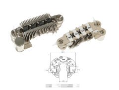 ALTERNATOR DIOT TABLASI HONDA CIVIC 95 MODEL 75MM