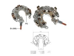 ALTERNATOR DIOT TABLASI FORD FOCUS - C-MAX / PEUGEOT 117MM