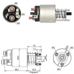 ZM 5395 - MARŞ OTOMATİĞİ 12V