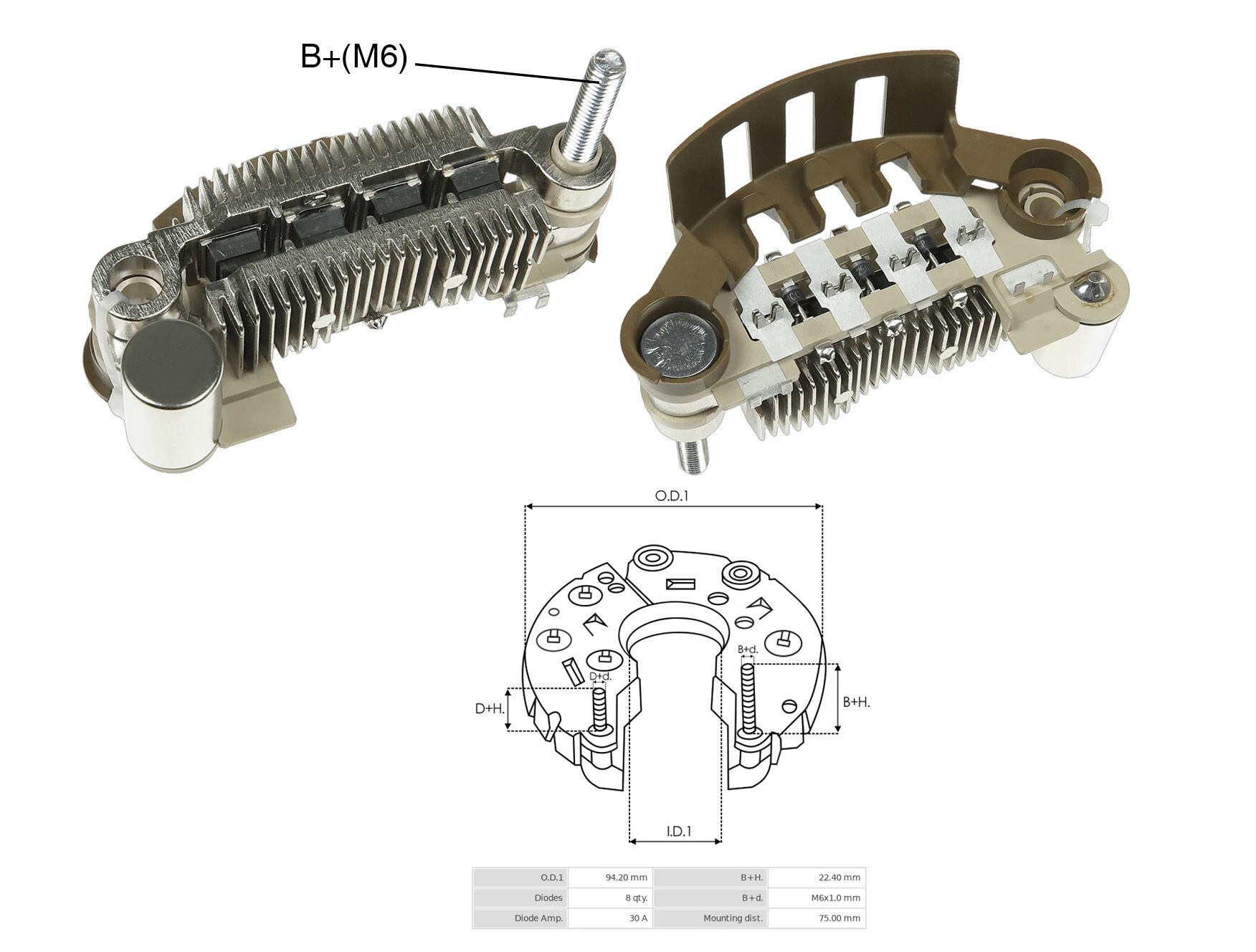 ALTERNATOR DIOT TABLASI SUZUKI 75MM