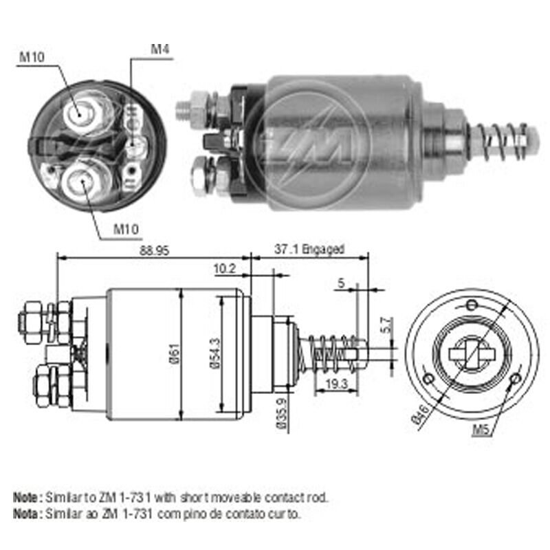 ZM 543 - MARŞ OTOMATİĞİ 12V