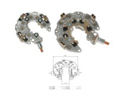 ALTERNATOR DIOT TABLASI CHRYSLER (07-08) / DODGE / JEEP 117MM