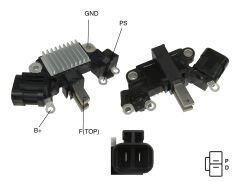 ALTERNATOR KONJEKTOR 12V D-P TERMINAL MAZDA 323 1.5 1.6 LT - MX-5 70 AMP