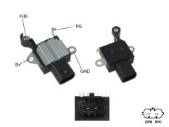 ALTERNATOR KONJEKTOR 12V L-DFM(FR) TERMINAL GMC - CHEVROLET - BUICK 170 AMP