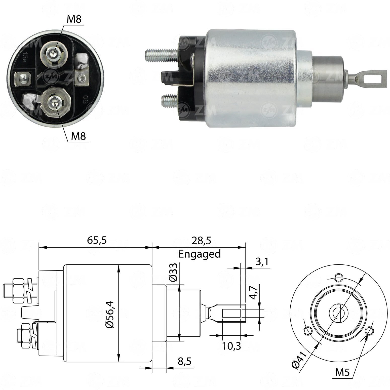 ZM 573 - MARŞ OTOMATİĞİ 12V
