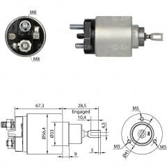 ZM 574 - MARŞ OTOMATİĞİ 12V