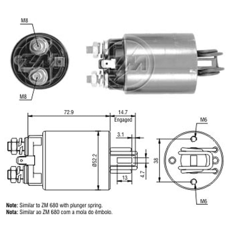 ZM 581 - MARŞ OTOMATİĞİ 12V