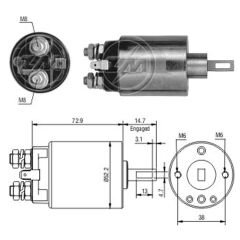 ZM 584 - MARŞ OTOMATİĞİ 12V
