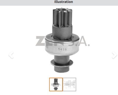 ZEN 1496 - MARŞ DİŞLİSİ 9 DİŞ