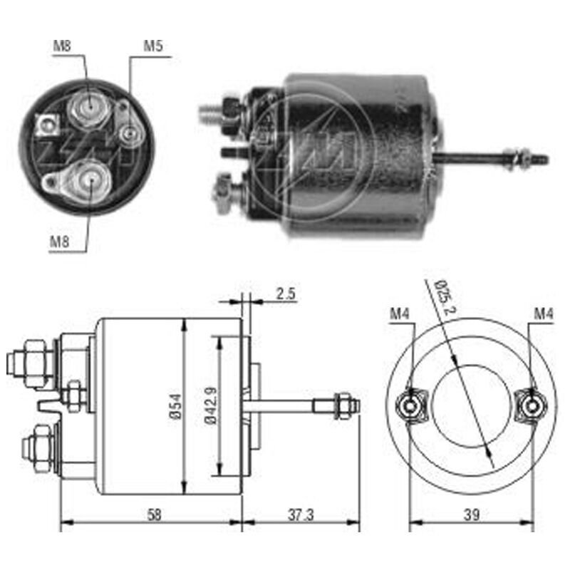 ZM 598 - MARŞ OTOMATİĞİ 12V