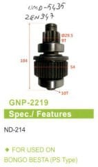 GNP 2219 - MARŞ DİŞLİSİ 9 DİŞ